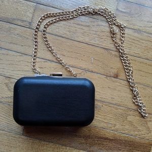 A New Day Black Mini Clutch